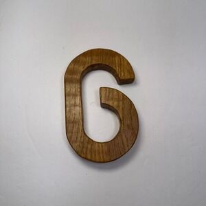 Wooden Letter G or 6 Sign Monogram Rustic Home Decor Wall Art